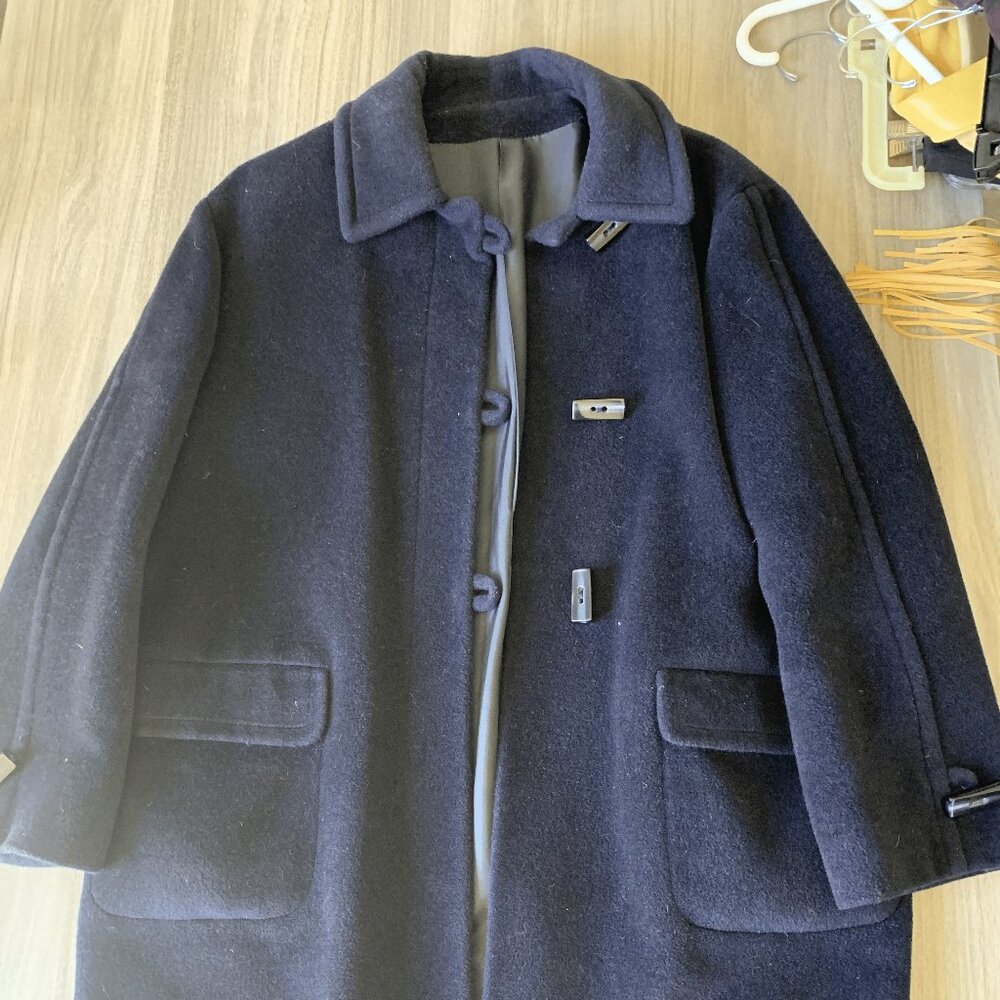Vintage Italian FODERA BEMBERG Wool Coat